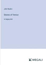 Stones of Venice: in large print