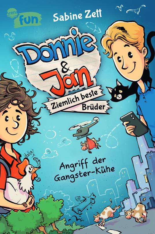 Donnie & Jan – Ziemlich beste Brüder. Angriff der Gangster-Kühe - Sabine Zett,Daniel Stieglitz - ebook