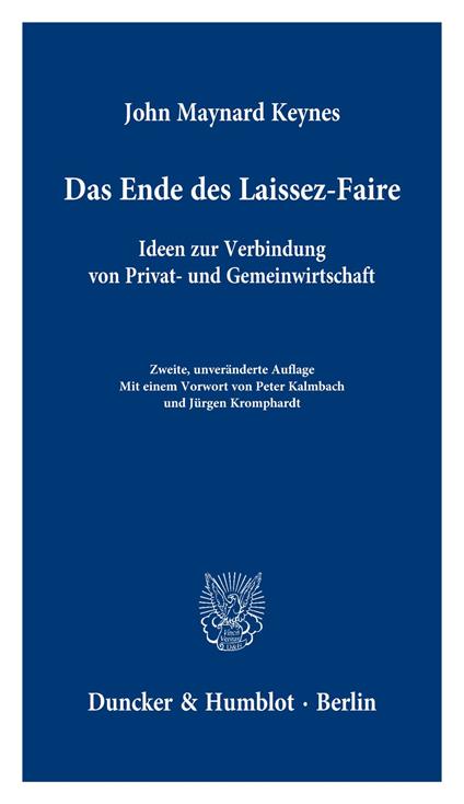 Das Ende des Laissez-Faire.