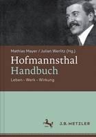 Hofmannsthal-Handbuch: Leben - Werk - Wirkung - cover