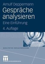 Gesprache analysieren: Eine Einfuhrung