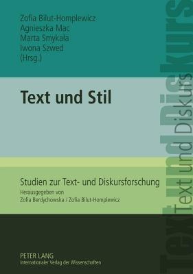 Text Und Stil - cover