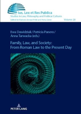 Family, Law, and Society: from Roman Law to the Present Day - cover