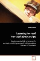 Learning to read non-alphabetic script