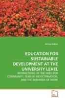 Education for Sustainable Development at the University Level