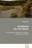 Considering the Irish Greens - Michael O'Kane - cover