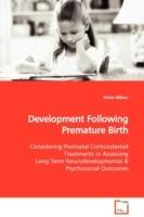 Development Following Premature Birth - Trevor Wilson - cover