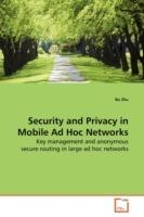 Security and Privacy in Mobile Ad Hoc Networks - Bo Zhu - cover