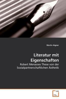 Literatur mit Eigenschaften Martin Aigner Libro in lingua