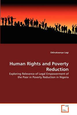 Human Rights and Poverty Reduction - Odinakaonye Lagi - cover