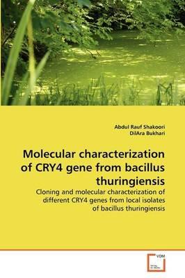 Molecular characterization of CRY4 gene from bacillus thuringiensis - Abdul Rauf Shakoori,Dilara Bukhari - cover