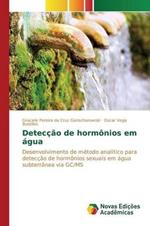 Deteccao de hormonios em agua