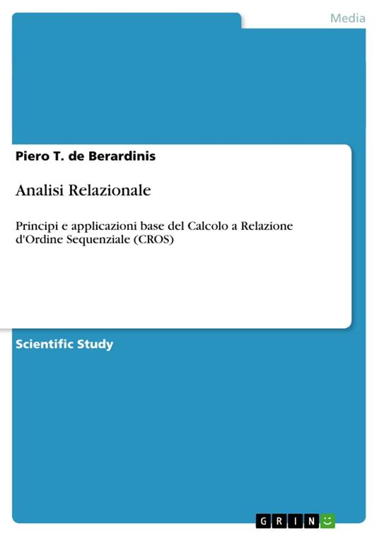Analisi Relazionale - Piero T. de Berardinis - ebook