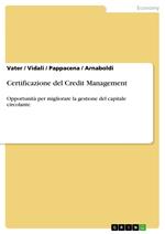 Certificazione del Credit Management