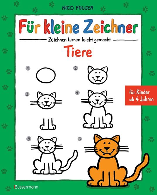 Für kleine Zeichner - Tiere - Nico Fauser - ebook