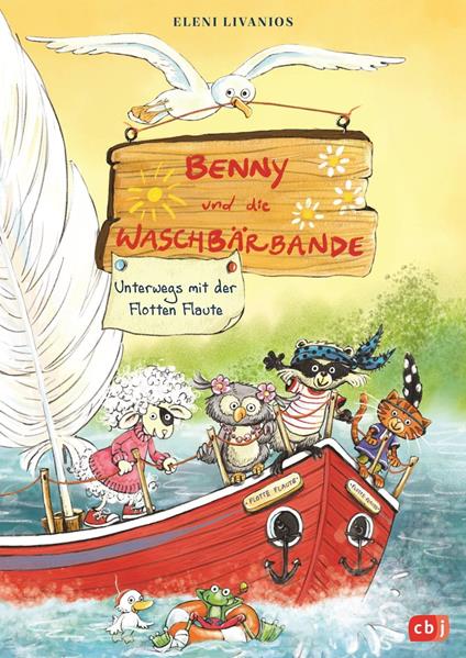 Benny und die Waschbärbande - Unterwegs mit der Flotten Flaute - Eleni Livanios - ebook