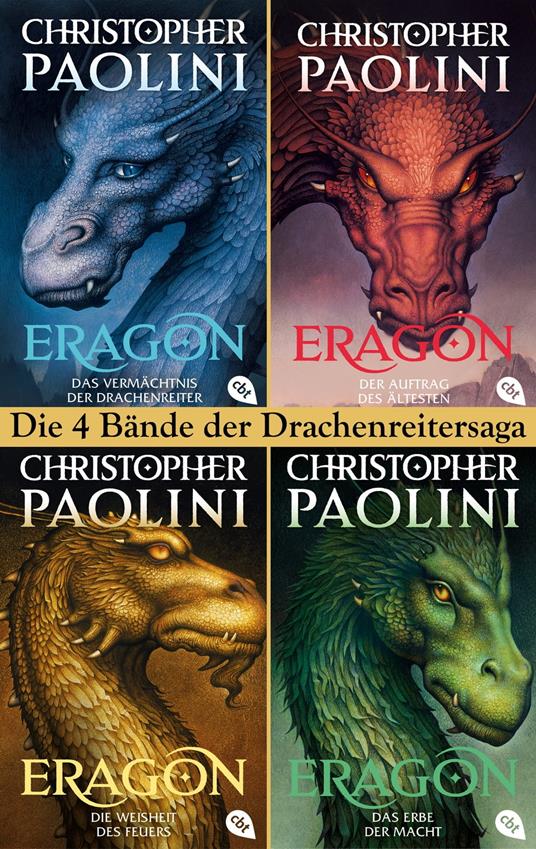 Eragon Band 1-4: Das Vermächtnis der Drachenreiter / Der Auftrag des Ältesten / Die Weisheit des Feuers / Das Erbe der Macht (4in1-Bundle) - Christopher Paolini - ebook