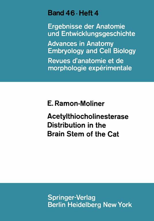 Acetylthiocholinesterase Distribution in the Brain Stem of the Cat