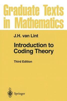 Introduction to Coding Theory - J.H. van Lint - cover