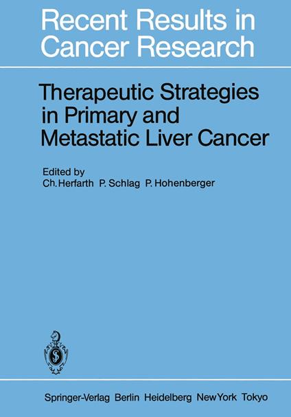 Therapeutic Strategies in Primary and Metastatic Liver Cancer