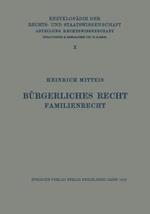 Bürgerliches Recht Familienrecht