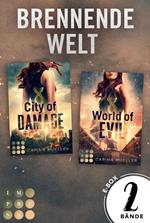 Sammelband der Dystopien »City of Damage« und »World of Evil« (Brennende Welt)