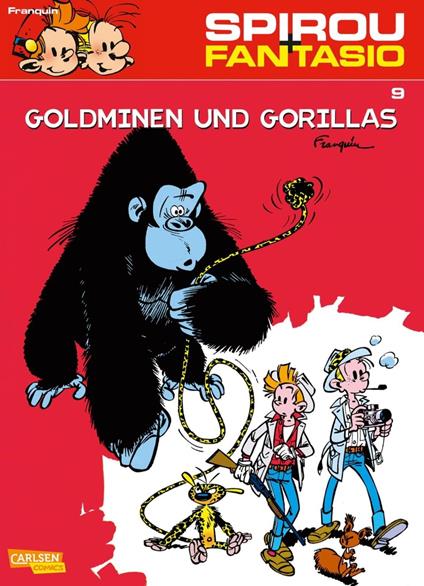 Spirou und Fantasio 9: Goldminen und Gorillas - André Franquin - ebook