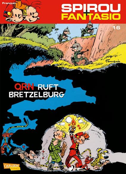 Spirou und Fantasio 16: QRN ruft Bretzelburg - André Franquin - ebook