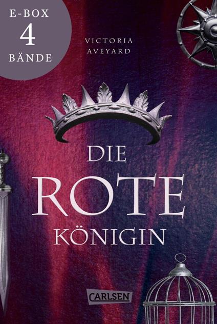 Die rote Königin: Im Kampf um ein freies Leben und die Liebe – Band 1-4 der romantischen Fantasy-Serie im Sammelband! (Die Farben des Blutes)