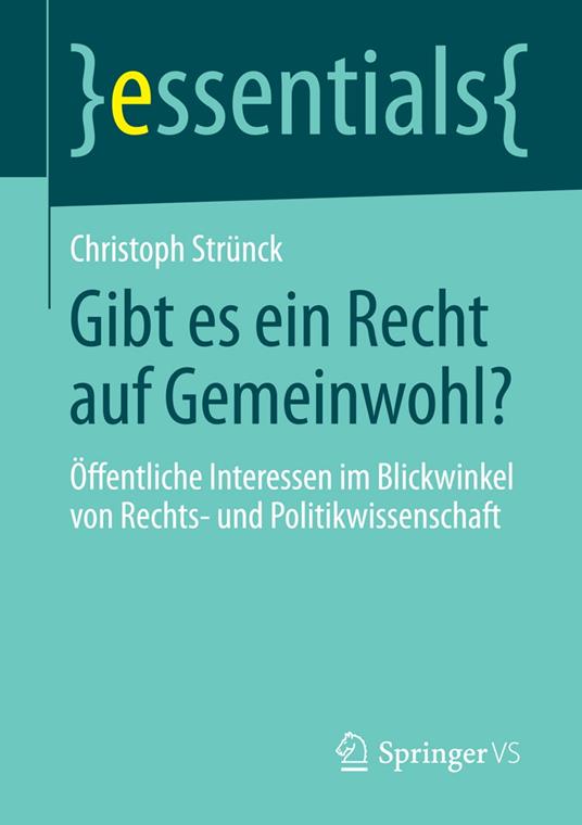 Gibt es ein Recht auf Gemeinwohl?