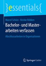 Bachelor- und Masterarbeiten verfassen