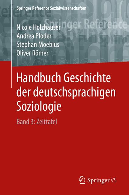 Handbuch Geschichte der deutschsprachigen Soziologie