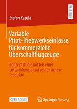 Variable Pitot-Triebwerkseinlässe für kommerzielle Überschallflugzeuge