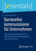 Barrierefrei kommunizieren für Unternehmen