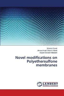 Novel modifications on Polyethersulfone membranes - Shahab Saedi,Ahmad Arabi Shams Abadi,Sayed Siavash Madaeni - cover