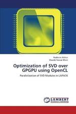 Optimization of SVD over GPGPU using OpenCL