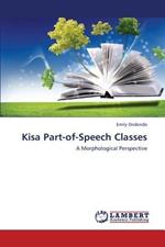 Kisa Part-Of-Speech Classes