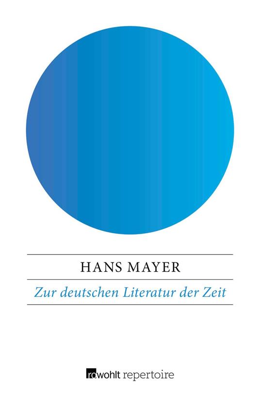 Zur deutschen Literatur der Zeit