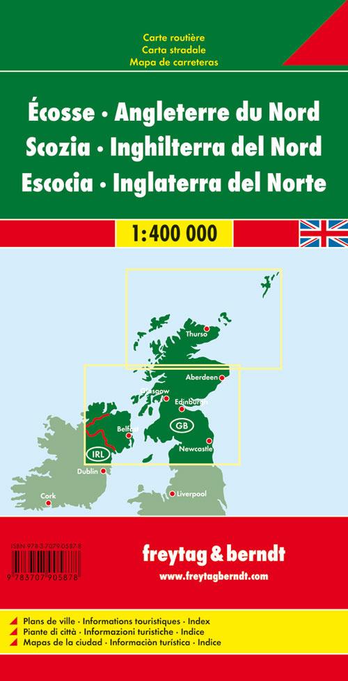 Scozia-Inghilterra nord 1:400.000 - copertina