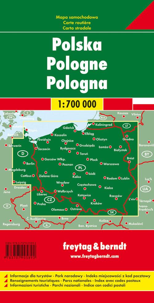 Polonia 1:700.000 - copertina