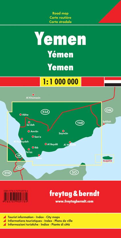 Yemen 1:1.000.000 - copertina