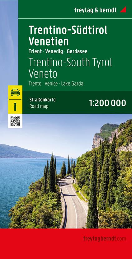 Trentino Sudtirol Veneto 1:200.000 - copertina