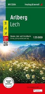 Arlberg Lech St. Anton Verwall Alps 1:35.000. Ediz. tedesca