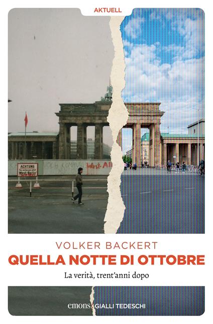 Quella notte di ottobre - Volker Backert - copertina