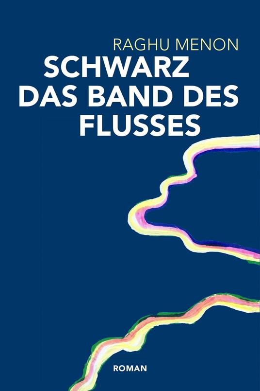 Schwarz das Band des Flusses