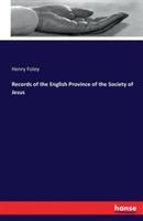 Records of the English Province of the Society of Jesus