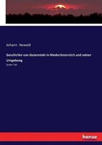 Geschichte von Gutenstein in Niederoesterreich und seiner Umgebung: Erster Teil