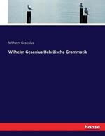 Wilhelm Gesenius Hebraische Grammatik