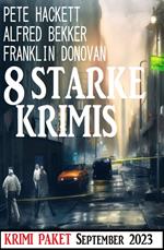 8 Starke Krimis September 2023: Krimi Paket