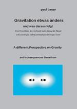 Gravitation etwas anders